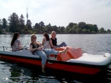 Bootfahren auf der alten Donau