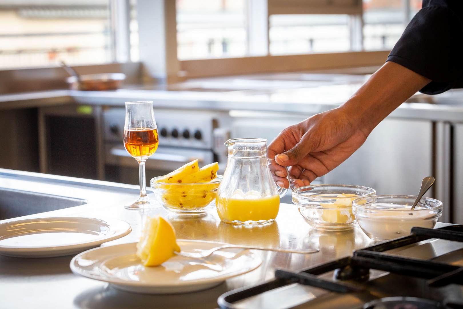 Impressionen der Gastronomie in der HLW 10