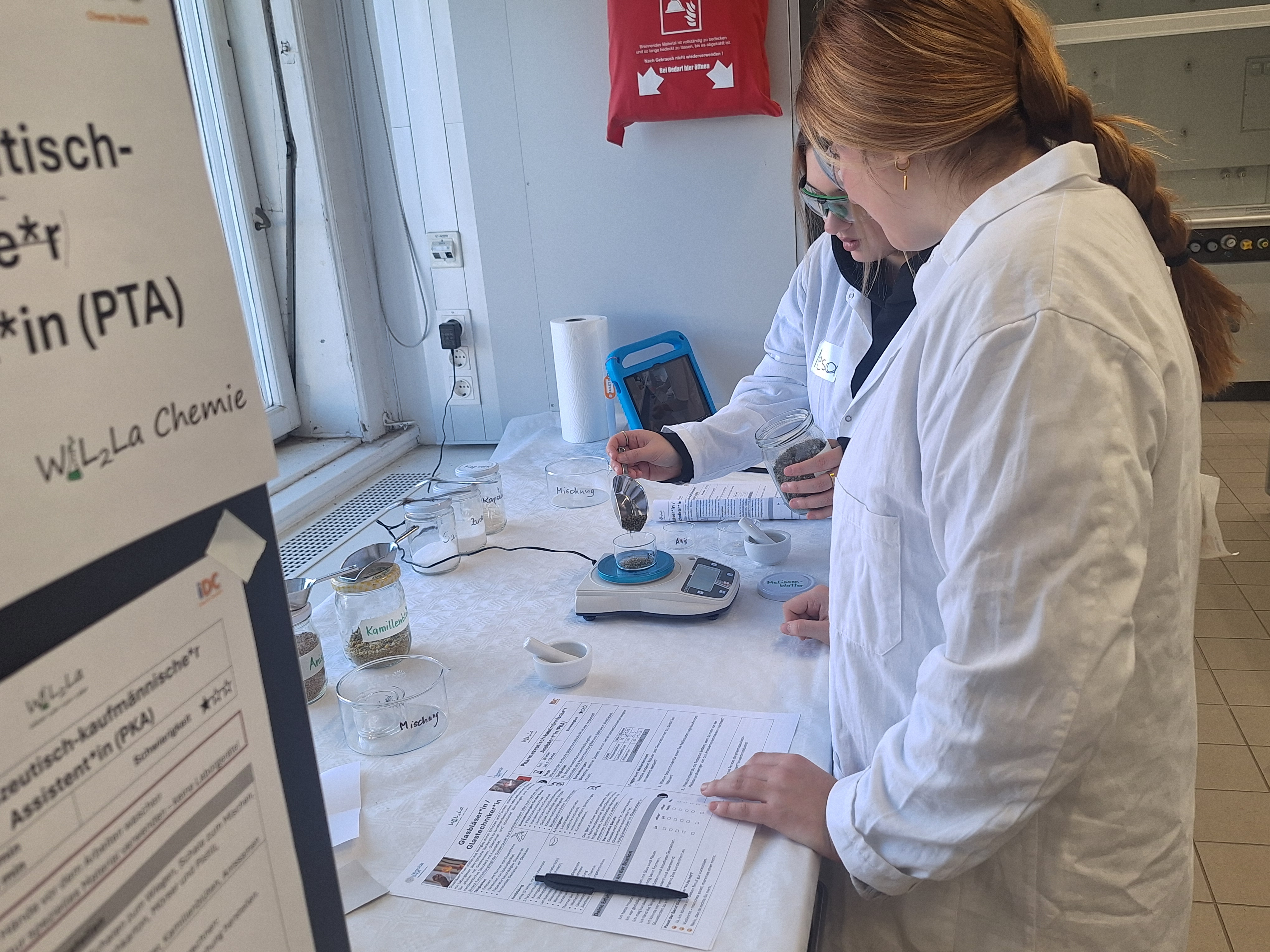 Vom Reagenzglas zur Karriere - Workshop zu Berufswelten in der Chemie